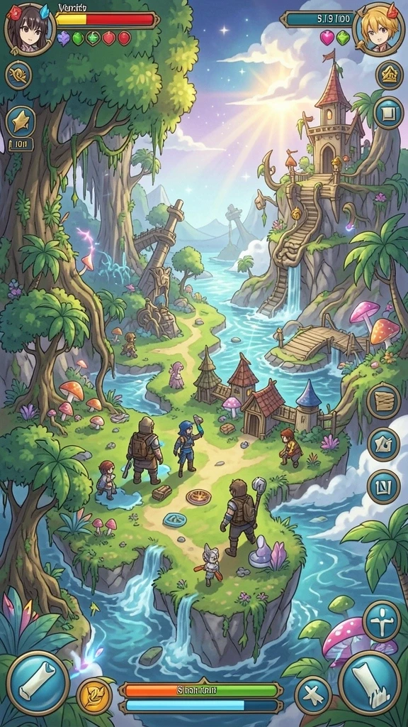 dragon777 - Screenshot fitur multiplayer dengan pemain lain.