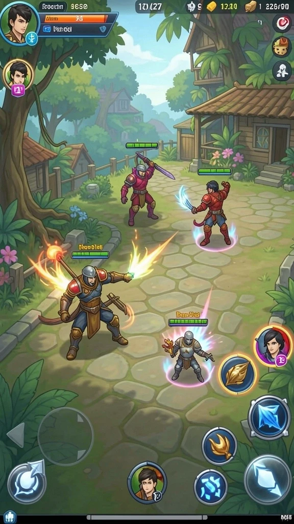 funpari - Fitur multiplayer yang memungkinkan bersaing dengan teman.