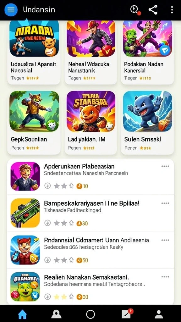 siap108 - Fitur leaderboard untuk kompetisi antar pemain.